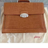 BRIONI  Crocodile Briefcase