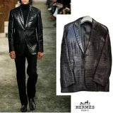 $230K HERMES 48 Top-tier Full Crocodile Leather Blazer
