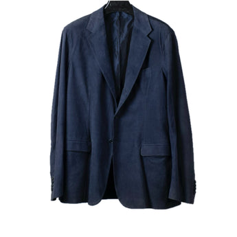$10K Blazer Calfskin 56 Navy Blue