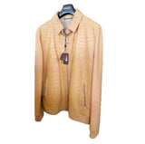 $36K STEFANO RICCI 56 Crocodile & Lambskin leather blouson