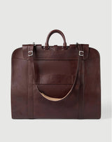 $7,100 Brunello Cucinelli Calfskin Suit Carrier garment Burgundy (C8457)