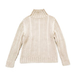 $2,900 Turtleneck Amberg 50 Baby Cashmere Natural Melange