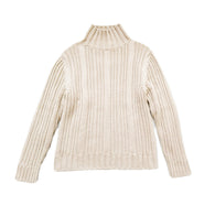 $2,900 Turtleneck Amberg 50 Baby Cashmere Natural Melange
