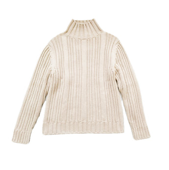 $2,900 Turtleneck Amberg 50 Baby Cashmere Natural Melange