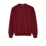 $5,400 LORO PIANA Classic Crewneck Vicuna 50 Tibetan Red