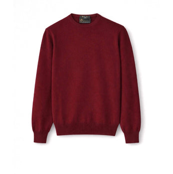 $5,400 LORO PIANA Classic Crewneck Vicuna 50 Tibetan Red