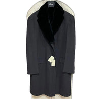 $16,725 Cashmere Coat 60 Castorino removable fur lining