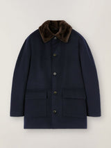 $15K Carnaby Carcoat S, L Cashmere & Castorino fur Storm System®