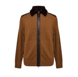 $6,850 Albury Knit BomberJacket 50 Virgin Wool FW2025