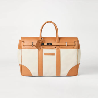 $6,300  Brunello Cucinelli Grained calfskin and cowhide country bag