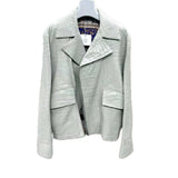 $190K HERMES 50 Crocodile Jacket Grayish Green