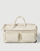 $8,450 Brunello Cucinelli Grained Calfskin Trolley Bag Ivory (C4212)