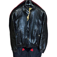 $125K IODE Black Crocodile Porosus Jacket 52