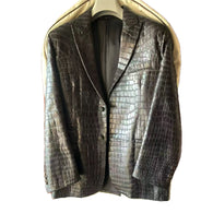 $230K HERMES Top-tier Full Crocodile Leather Blazer 48