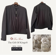 $25K Rider Bomber M Gift Of Kings® Caviar, Blackglama® Mink fur