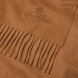 +$15K LORO PIANA 100% Vicuna Plaid Unito, Blanket (200 X 150 cm)