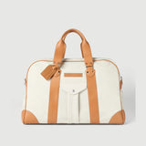 $6,900 Grained Calfskin & Cowhide Street Bag