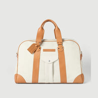 $6,900 Grained Calfskin & Cowhide Street Bag