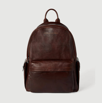 $4,600 Brunello Cucinelli Calfskin travel backpack