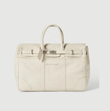 $6,150 Brunello Cucinelli Grained calfskin country bag Ivory