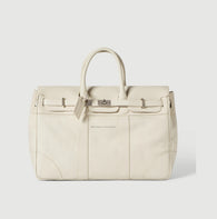 $6,150 Brunello Cucinelli Grained calfskin country bag Ivory