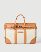 $6,300  Brunello Cucinelli Grained calfskin and cowhide country bag