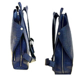 $100K Hermes CityBack 27 Bleu Alligator Backpack
