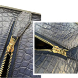 $100K Hermes CityBack 27 Bleu Alligator Backpack