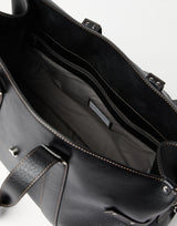 $5,600 Grained Calfskin Weekender Country Bag Black