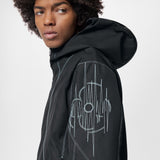 Frequency Technical Hooded Blouson 54 Dark Anthracite Grey