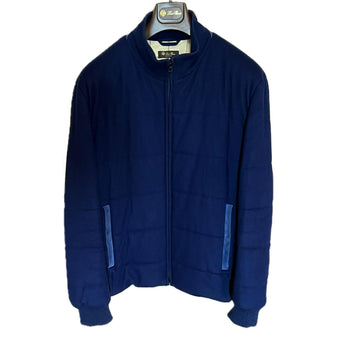 $5K Quilted Cashmere Bomber Jacket XXL Storm System