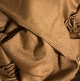 +$15K LORO PIANA 100% Vicuna Plaid Unito, Blanket (200 X 150 cm)