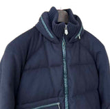Cashmere Quilted Puffer Bomber Jacket Down 50 - Concealed Hood