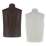 $5,800 Leather Gilet M Reversible