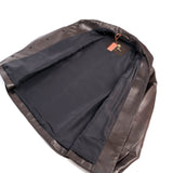 $9K Bruno Overshirt Vintage S Plongé Leather Shirt Jacket