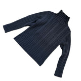 $2,900 Turtleneck Amberg 48 Baby Cashmere Ocean Depths Melange