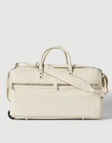 $8,450 Brunello Cucinelli Grained Calfskin Trolley Bag Ivory (C4212)