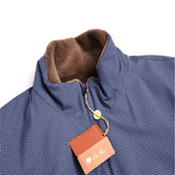 $16,450 Bomber Printed Windfur 54 Mink Reversible Fancy Blue