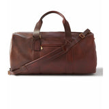 $5,300 Brunello Cucinelli Weekend Logo-Print Leather Duffle Bag