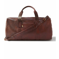 $5,300 Brunello Cucinelli Weekend Logo-Print Leather Duffle Bag