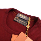 $5,400 LORO PIANA Classic Crewneck Vicuna 50 Tibetan Red
