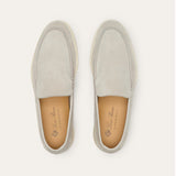 $1,830 Summer Walk Loafer Suede Pearl Lizard Trim 41, 42.5, 43, 43.5, 44, 45, 46