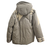 Moncler Grenoble Sedrun Patchwork-Quilted Wool Short Down Jacket Size 3 (50 IT)