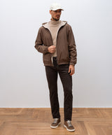 $3,700  Reversible Hooded Bomber Jacket L,XL Microfibre / Cashmere