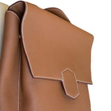 +$12K HERMES Flash Backpack Tan Taurillon Maurice Leather