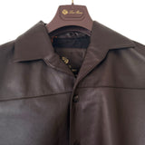 $9K Bruno Overshirt Vintage S Plongé Leather Shirt Jacket