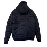$4,500 HERMES "Maillons 3D" Quilted Sweater L FW2025 Navy Blue