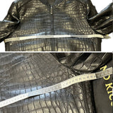 $140K STEFANO RICCI  Crocodile Leather Jacket 52