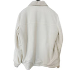 $7,400 Sweater Overshirt XL Cashmere - Shearling - Suede-trim,  Snow White