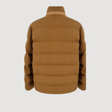 $6,350 Fillmore Cashmere Quilted Bomber Jacket Goose Down XL